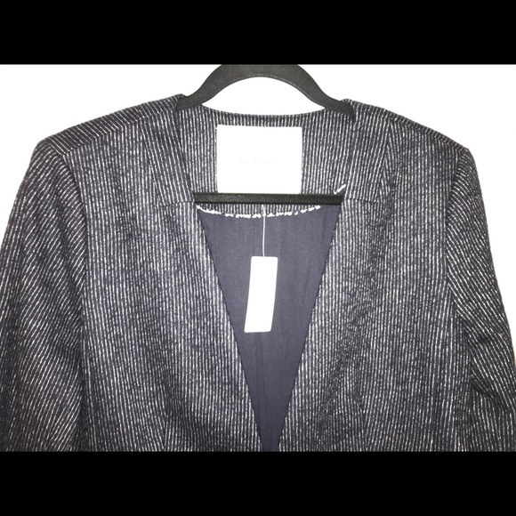 NWT Cartionnier Navy & White striped blazer - Picture 4 of 12